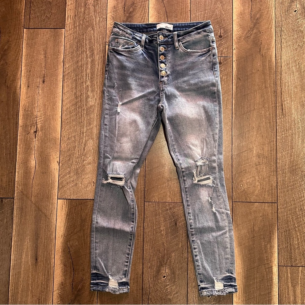 Vervet Buttonfly Skinny Jeans